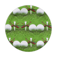 Golf Christmas Paper Plate for Party