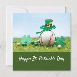 Baseball Cards and Gift Ideas for St. Patrick's Day