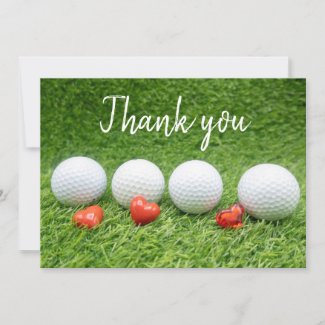Thank you to Golfer with Cards & Gift Ideas