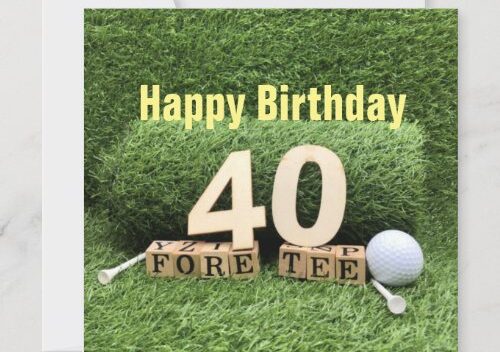 Golf 40th Birthday Gifts Ideas