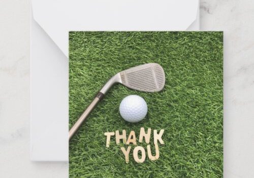 Golf Thank You Cards