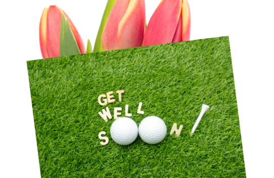 Speedy Recovery Swing: A Golfer's Get Well Soon Card
